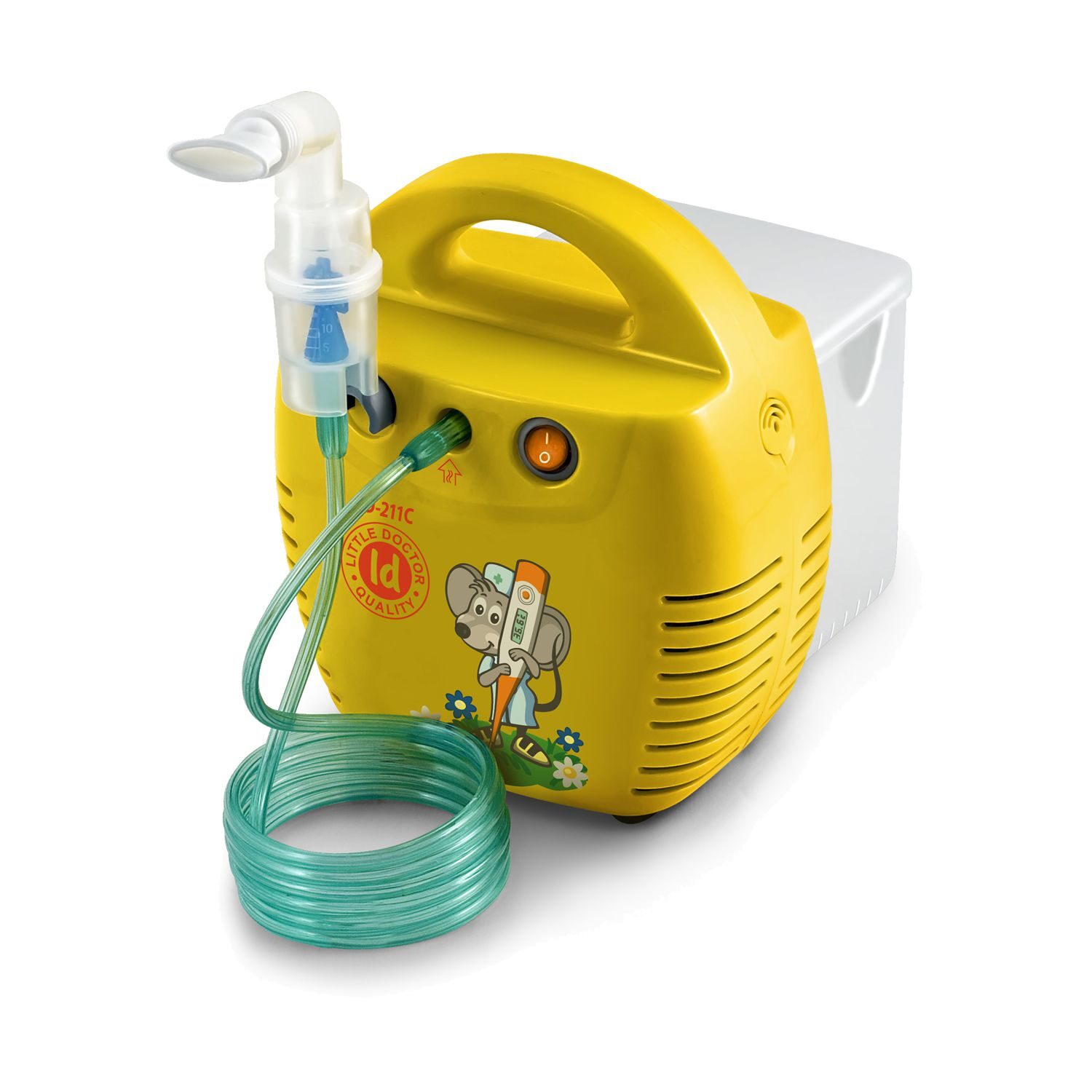 Ингалятор Little Doctor LD-211C компрессорный (жёлтый)